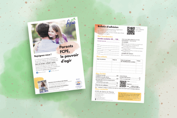 Nouveaux bulletins d’adhésion
