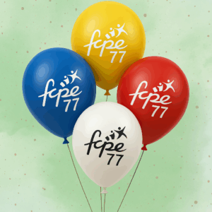 Ballons FCPE 77 (lot de 10)