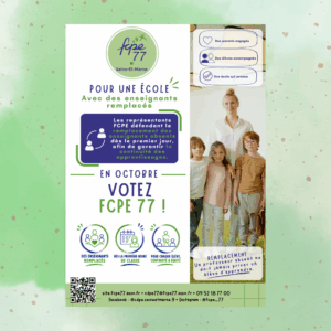 Affiche Pour une école avec des enseignants remplacés, version 2 - UNITÉ